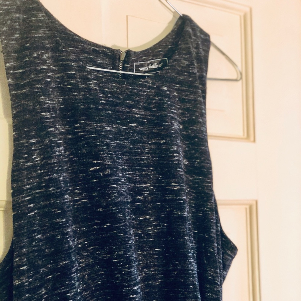 Fitted Maternity Dress Charcoal